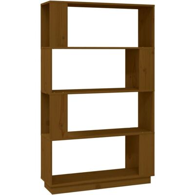 vidaXL Honigbraun Massivholz Kiefer Bücherschrank - Wohnzimmermöbel vidaXL Honigbraun Massivholz Kiefer Bücherschrank - Wohnzimmermöbel