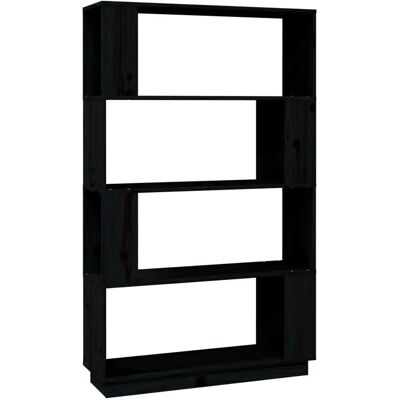 vidaXL 814063 Étagère en pin massif noire - Bibliothèque - Publicité vidaXL 814063 Étagère en pin massif noire - Bibliothèque - Publicité