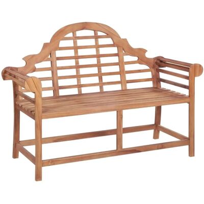 MAISONCHIC Teak-Gartenbank - Gartenbank - 127x58 - Bequemer Außenbereich MAISONCHIC Teak-Gartenbank - Gartenbank - 127x58 - Bequemer Außenbereich