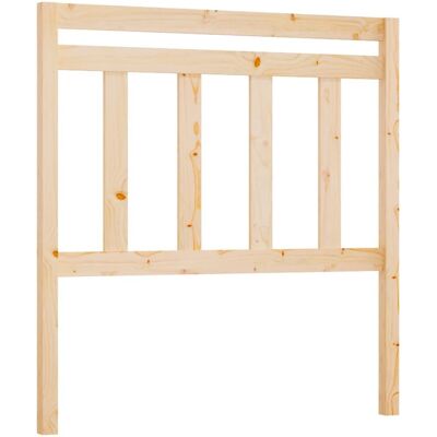vidaXL Massiv Kiefer Holzbettkopfteil - 106x4x100 cm - Braun - Kopfteil vidaXL Massiv Kiefer Holzbettkopfteil - 106x4x100 cm - Braun - Kopfteil