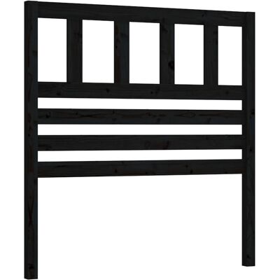 vidaXL Kopfteil 96x4x100 cm Schwarz - Kopfteil vidaXL Kopfteil 96x4x100 cm Schwarz - Kopfteil