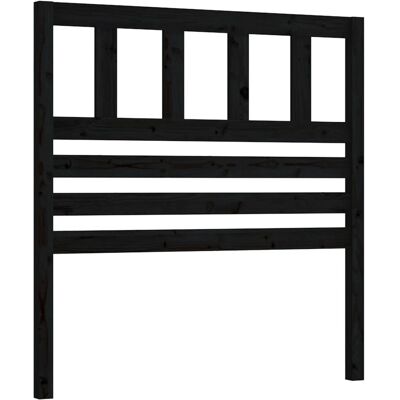 vidaXL Schwarzes Kopfteil 106x4x100 cm - Kopfteil vidaXL Schwarzes Kopfteil 106x4x100 cm - Kopfteil