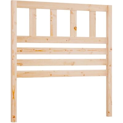 vidaXL Kopfteil 126x4x100 cm Braun Massiv Kiefern Holz - Kopfteil vidaXL Kopfteil 126x4x100 cm Braun Massiv Kiefern Holz - Kopfteil
