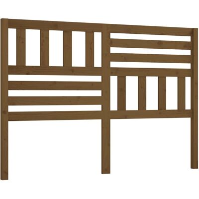 vidaXL Honigbraun 126x4x100 cm Massives Kiefernholz Kopfteil - Kopfteil vidaXL Honigbraun 126x4x100 cm Massives Kiefernholz Kopfteil - Kopfteil