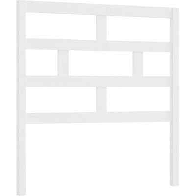 vidaXL 814175 Kopfteil Weiß - Kopfteil, 96x4x100 cm, Massives Kiefernholz vidaXL 814175 Kopfteil Weiß - Kopfteil, 96x4x100 cm, Massives Kiefernholz