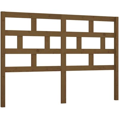 vidaXL Kopfteil Honigbraun 141x4x100 cm Massiv Kiefernholz - Kopfteil vidaXL Kopfteil Honigbraun 141x4x100 cm Massiv Kiefernholz - Kopfteil
