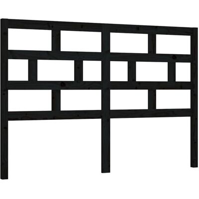 vidaXL 146x4x100 cm Schwarzes Kopfteil - Bettkopfteil vidaXL 146x4x100 cm Schwarzes Kopfteil - Bettkopfteil