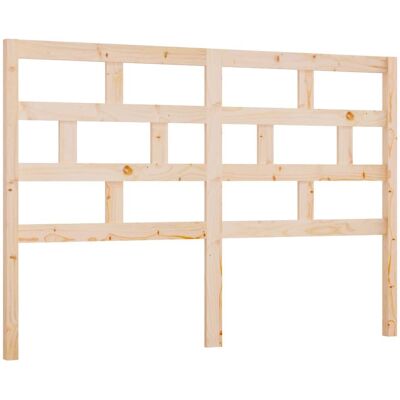 vidaXL Kopfteil 166x4x100 cm Massives Kiefernholz Braun - Kopfteil vidaXL Kopfteil 166x4x100 cm Massives Kiefernholz Braun - Kopfteil