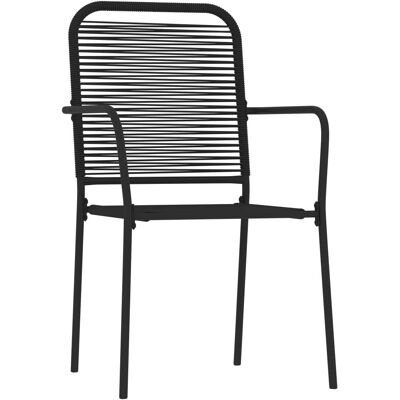 Maisonchic Gartentisch-Set 9-tlg. Schwarz Maisonchic Gartentisch-Set 9-tlg. Schwarz