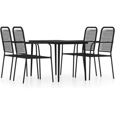 Maisonchic Modell vidaXL948411 Gartentisch-Set Schwarz Maisonchic Modell vidaXL948411 Gartentisch-Set Schwarz