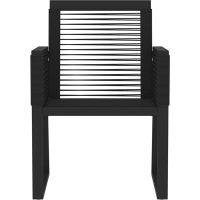 Maisonchic - Gartentisch-Set 5 Teile Schwarz - Gartenmöbel Maisonchic - Gartentisch-Set 5 Teile Schwarz - Gartenmöbel