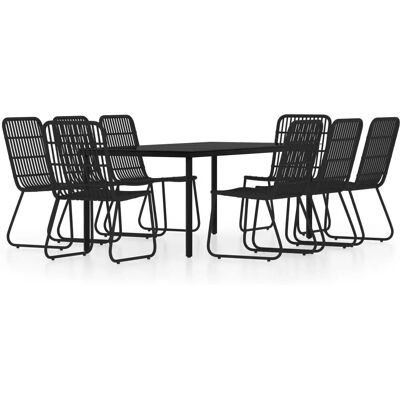 MAISONCHIC Gartentisch-Set mit Kissen - 9 Stück MAISONCHIC Gartentisch-Set mit Kissen - 9 Stück