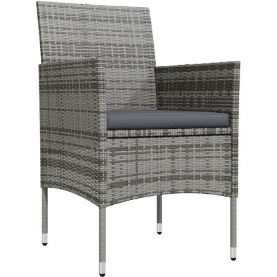 Maisonchic Modell 813745 Gartentisch-Set Grau Schwarz Maisonchic Modell 813745 Gartentisch-Set Grau Schwarz