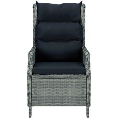 MAISON CHIC Lichtgrijs Tuin Eetset MAISON CHIC Lichtgrijs Tuin Eetset