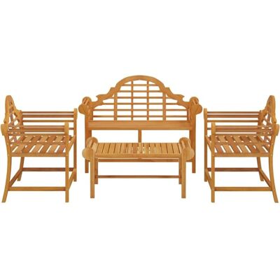 Zestaw mebli ogrodowych z teaku Maisonchic - Vintage Styl Zestaw mebli ogrodowych z teaku Maisonchic - Vintage Styl