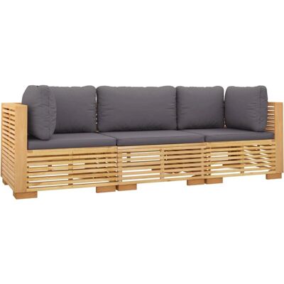Maisonchic - Zestaw mebli ogrodowych 3-częściowy z drewna tekowego Brązowy - Meble ogrodowe Maisonchic - Zestaw mebli ogrodowych 3-częściowy z drewna tekowego Brązowy - Meble ogrodowe