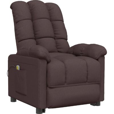 VidaXL Elektrischer Massagesessel - Verstellbar, USB, Braun VidaXL Elektrischer Massagesessel - Verstellbar, USB, Braun