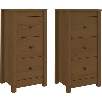 vidaXL 813746 Buffet pour Salon Miel Brun - Living Room Sideboard - Publicité vidaXL 813746 Buffet pour Salon Miel Brun - Living Room Sideboard - Publicité