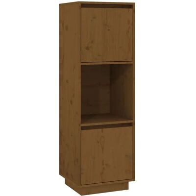 Aparador alto de madera maciza de pino vidaXL - Salón Aparador alto de madera maciza de pino vidaXL - Salón