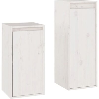 vidaXL Wandmontierte TV-Schränke Set - Modernes Design vidaXL Wandmontierte TV-Schränke Set - Modernes Design