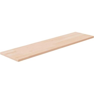 vidaXL Massief Eikenhouten Plank - Onbehandeld - 80x20x1.5 cm - Plank vidaXL Massief Eikenhouten Plank - Onbehandeld - 80x20x1.5 cm - Plank