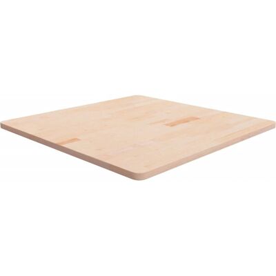 vidaXL Quadrattischplatte - Tischplatte - 90x90x2,5 cm - Massives Eichenholz vidaXL Quadrattischplatte - Tischplatte - 90x90x2,5 cm - Massives Eichenholz