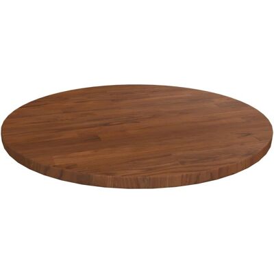 vidaXL 342966 Plateau de table rond marron foncé - Plateau de table vidaXL 342966 Plateau de table rond marron foncé - Plateau de table