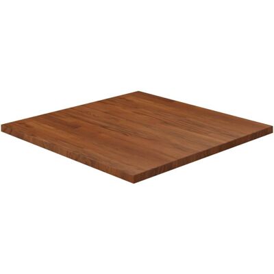 vidaXL Vierkante Tafelblad Donkerbruin 70x70x2,5cm Massief Eikenhout vidaXL Vierkante Tafelblad Donkerbruin 70x70x2,5cm Massief Eikenhout