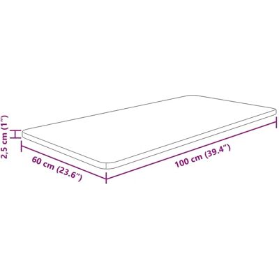 vidaXL Badezimmerplatte Dunkelbraun - Badezimmerarbeitsplatte vidaXL Badezimmerplatte Dunkelbraun - Badezimmerarbeitsplatte