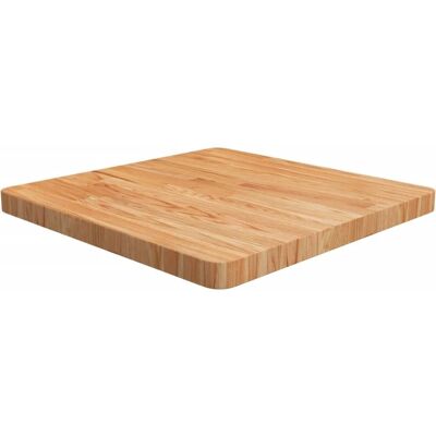 vidaXL Massivholz Eichen Quadrat Tischplatte - Tischplatte vidaXL Massivholz Eichen Quadrat Tischplatte - Tischplatte