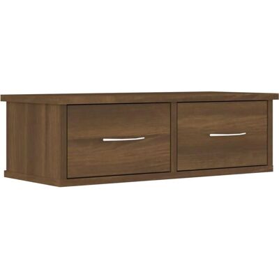 vidaXL Wandplank Bruin Eiken - Wandplank vidaXL Wandplank Bruin Eiken - Wandplank