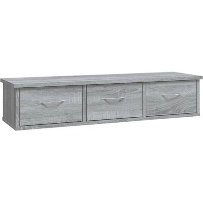 vidaXL Grijze Sonoma Wandkast - Engineered Hout vidaXL Grijze Sonoma Wandkast - Engineered Hout