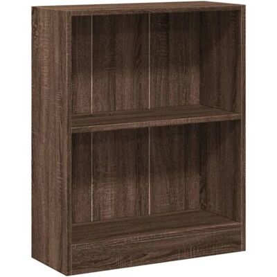 vidaXL Bücherregal Dunkel Eiche 60x24x76 cm - Bücherregal vidaXL Bücherregal Dunkel Eiche 60x24x76 cm - Bücherregal