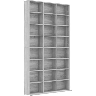 vidaXL Graues Sonoma CD-Schrank - Regale für Innen vidaXL Graues Sonoma CD-Schrank - Regale für Innen