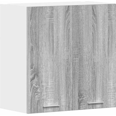 vidaXL Grijze Sonoma Keukenkast - Keukenkastje opbergplank vidaXL Grijze Sonoma Keukenkast - Keukenkastje opbergplank