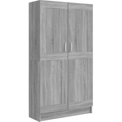 vidaXL 815115 Grijze Sonoma Boekenkast - Bookcase vidaXL 815115 Grijze Sonoma Boekenkast - Bookcase