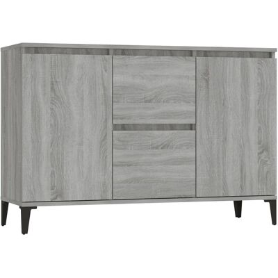 vidaXL Credenza Sonoma Grigia 104x35x70 cm Legno ingegnerizzato vidaXL Credenza Sonoma Grigia 104x35x70 cm Legno ingegnerizzato