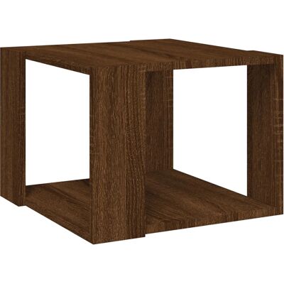 vidaXL 815170 Table basse en bois d'ingénierie chêne marron - Table de salon vidaXL 815170 Table basse en bois d'ingénierie chêne marron - Table de salon