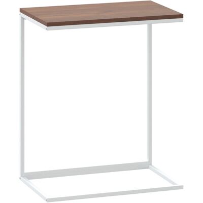vidaXL 343095 Weiß und Braun C-Form Beistelltisch - Beistelltisch vidaXL 343095 Weiß und Braun C-Form Beistelltisch - Beistelltisch