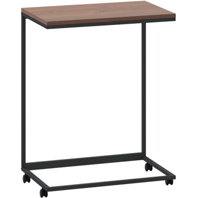 vidaXL Schwarz & Braun C-förmiger Beistelltisch 55x35x70cm - Beistelltisch vidaXL Schwarz & Braun C-förmiger Beistelltisch 55x35x70cm - Beistelltisch