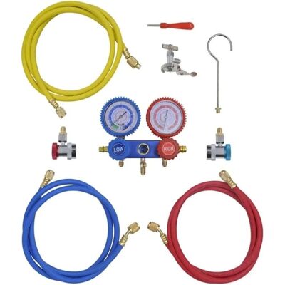 vidaXL Vacuüm Pomp 100 L/min met 2-weg Manometerset - Vacuüm Pomp vidaXL Vacuüm Pomp 100 L/min met 2-weg Manometerset - Vacuüm Pomp