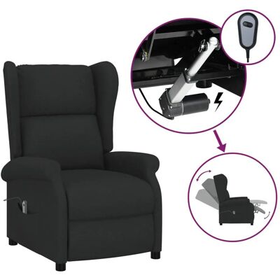 Chaise d'appoint vidaXL - Fauteuil électrique noir - Publicité Chaise d'appoint vidaXL - Fauteuil électrique noir - Publicité