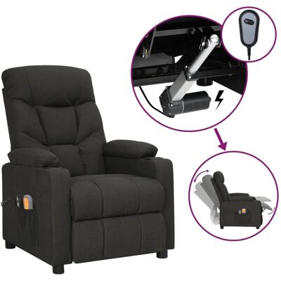 Fauteuil de Massage Électrique VidaXL - Noir - Publicité Fauteuil de Massage Électrique VidaXL - Noir - Publicité