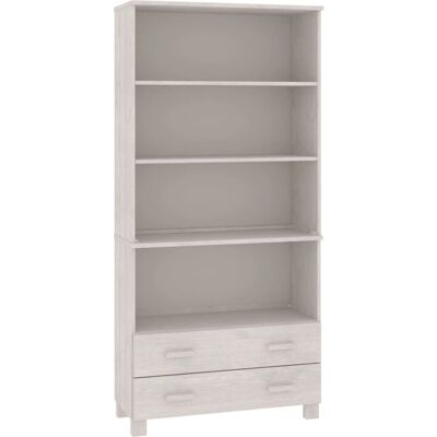 vidaXL Hamar Massivholz Weiß Sideboard - Wohnzimmeraufbewahrung vidaXL Hamar Massivholz Weiß Sideboard - Wohnzimmeraufbewahrung