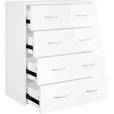 vidaXL 342579 Weiße Wohnzimmer-Sideboard - Sideboard vidaXL 342579 Weiße Wohnzimmer-Sideboard - Sideboard