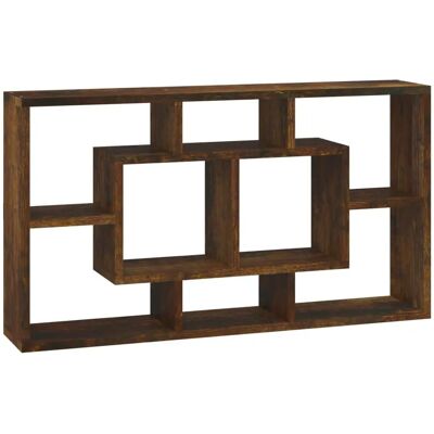 vidaXL Estantería de Madera Roble con 8 Compartimentos - Unidad de Estantería vidaXL Estantería de Madera Roble con 8 Compartimentos - Unidad de Estantería