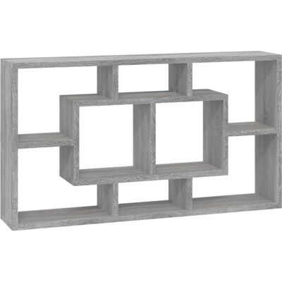 estantería gris vidaXL - 8 compartimentos de almacenamiento estantería gris vidaXL - 8 compartimentos de almacenamiento