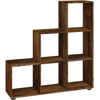 vidaXL Treppenschrank Rauch Eiche - Regal vidaXL Treppenschrank Rauch Eiche - Regal
