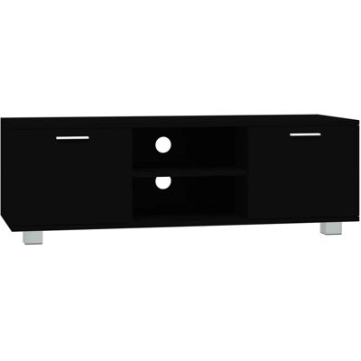 vidaXL Zwart TV-meubel 120x40,5x35 cm Modern Opbergruimte vidaXL Zwart TV-meubel 120x40,5x35 cm Modern Opbergruimte