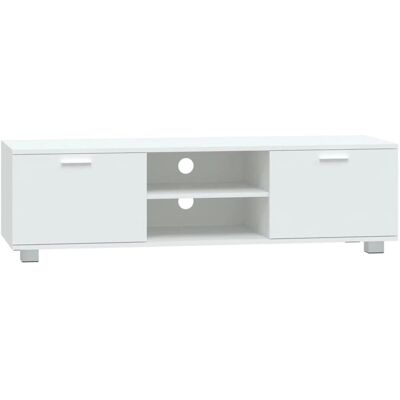 vidaXL Bonnevie White 140x40.5x35 cm TV Cabinet vidaXL Bonnevie White 140x40.5x35 cm TV Cabinet